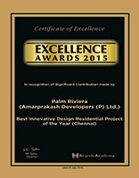 The Best Innovative Design Residential Project Award - Palm Riviera